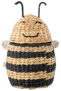 Dziecięcy kosz na zabawki z hiacyntu wodnego w naturalnym kolorze 20x18x30 cm Finn – Bloomingville Mini