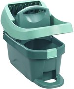 Leifheit Profi wiadro z wyciskarką nożną i zintegrowanymi kółkami 55076