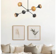 Alora Mood ALM-DAPHNE6-MB - Żyrandol na pręcie DAPHNE 6xE14/40W/230V