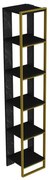 Biblioteczka Polka Black and Gold