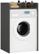 Szafka nad pralkę z półką grafit + szary H1-E19