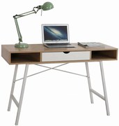 Eleganckie metalowe biurko z szufladą K6-A42