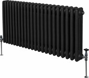 Tradycyjny grzejnik 3-kolumnowy - 600 x 1012 mm - czarny