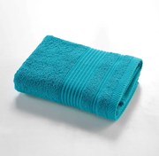 Niebieski bawełniany ręcznik frotte 50x90 cm Tendresse – douceur d'intérieur