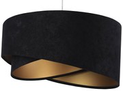 Czarno-złota lampa wisząca nad stół - EX973 D5-B28