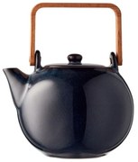 Ciemnoniebieski dzbanek do herbaty ceramiczny z sitkiem 1,2 l Gastro Blue – Bitz