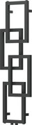 Mexen Grid grzejnik łazienkowy dekoracyjny 1115 x 360 mm, 279 W, antracyt - W215-1115-360-00-66