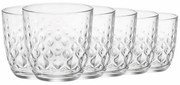Bormioli Rocco 6-częściowy komplet szklanek Glit, 300 ml, 300 ml