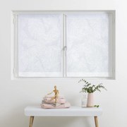 Firanki kuchenne krótkie Leaf, wzór liści, 2 sztuki, 60 x 90 cm