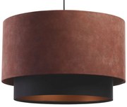 Bordowa lampa wisząca nad stół z abażurem - S429 D9-S76