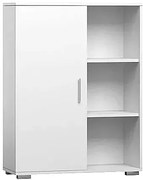 Biała komoda z drzwiczkami C6-T13