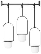 Plastikowe wiszące osłonki na doniczki na zioła zestaw 3 szt. ø 7,5 cm Triflora – Umbra