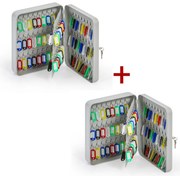 Szafka na klucze 1+1 GRATIS, zamek mechaniczny, na 80 kluczy