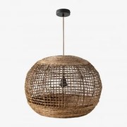 Lampa Sufitowa Wisząca Do Użytku Zewnętrznego Udane Miel - Czarna & Ø60 Cm - ↑45 Cm Udane - Sklum