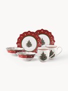 Komplet naczyń z porcelany Toy's Delight, dla 2 osób (6 elem.)