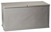 Jasnoszara skrzynia ogrodowa Wood – Toomax
