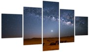 Obraz - Noc na pustyni (125x70 cm)