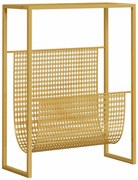 Złoty stalowy stojak na gazety N7-W46