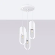 Lampa wisząca NICUS 3P biała SOLLUX  LIGHTING