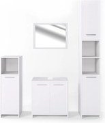 Zestaw mebli łazienkowych biały 58x33x60 kiko