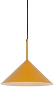 Designerska lampa wisząca żółta - Triangolo