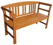 Brązowa drewniana ławka ogrodowa San Jose – Garden Pleasure