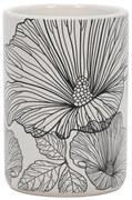 Kubek na szczoteczki do zębów BLACKFLORA, ceramiczny