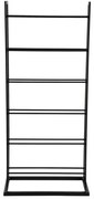 Czarny metalowy regał na wino liczba butelek 5 38x84,5x20 cm Single Floor – PT LIVING