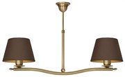 Klasyczny żyrandol mosiężny L-S2LAm