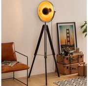 Atmosphera - Lampa podłogowa LAHTI 1xE27/25W/230V paulownia