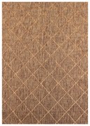 Dywan zewnętrzny Zagora Romby ceglany 80 cm x 150 cm