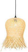 Zewnetrzna Orientalna zewnętrzna lampa wisząca bambusowa IP44 - CarlosKolonialny Oswietlenie zewnetrzne