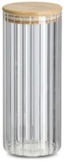 Słoik z bambusową pokrywką GROOVES, 1100 ml