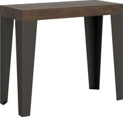 Konsola rozkładana 90x40/300 cm Flame Orzech rama w kolorze Antracytu