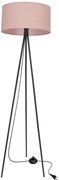 Abażurowa wrzosowa lampa stojąca - M096 D8-Z71