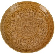 Ceramiczny talerz ze żłobionym wzorem, Ø 26,5 cm
