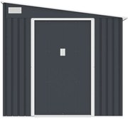 Wiata ogrodowa ze stali galwanizowanej w kolorze antracytowym 5,49 m² - DAUSTIN