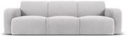 Jasnoszara sofa z materiału bouclé 235 cm Molino – Micadoni Home