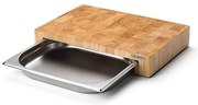 Continenta C4026 - Kuchenna deska do krojenia z miską 39x27 cm kauczukowiec