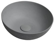 Sapho - Umywalka nablatowa FORMIGO Ø 39 cm beton/matowy szary