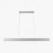 Lampa Sufitowa Wisząca Liniowa Led 120 Cm Z Aluminium Astley Biała - Sklum