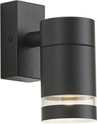 Nowoczesna lampa ścienna zewnętrzna czarna IP44 - Ensam