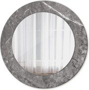 Lustro dekoracyjne okrągłe Rustykalny marmur
