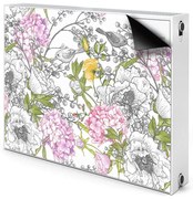 Magnes dekoracjny na kaloryfer Ptaki