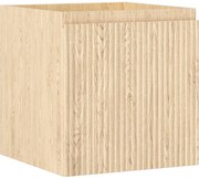 Mexen Rivel szafka łazienkowa podumywalkowa 45 cm, 1 szuflada, ryflowana , dąb - 91A20-04547-1-BF81