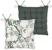 Poduszka na krzesło z wiązaniem, BOTANYS, 38 x 38 cm