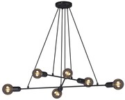 Czarna lampa wisząca 6-punktowa loftowa - 4X A728 G1-S10