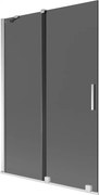 Mexen Velar parawan nawannowy 2-skrzydłowy rozsuwany 120 x 150 cm, grafit, chrom - 896-120-000-41-01