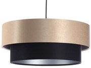 Lampa wisząca DOUBLE 40 czarna/kremowa BPS KONCEPT