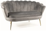 Sofa CAMELLIA 2 VELVET szara SIGNAL